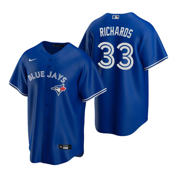 Mens Toronto Blue Jays #33 Trevor Richards Nike Royal Cool Base Jersey